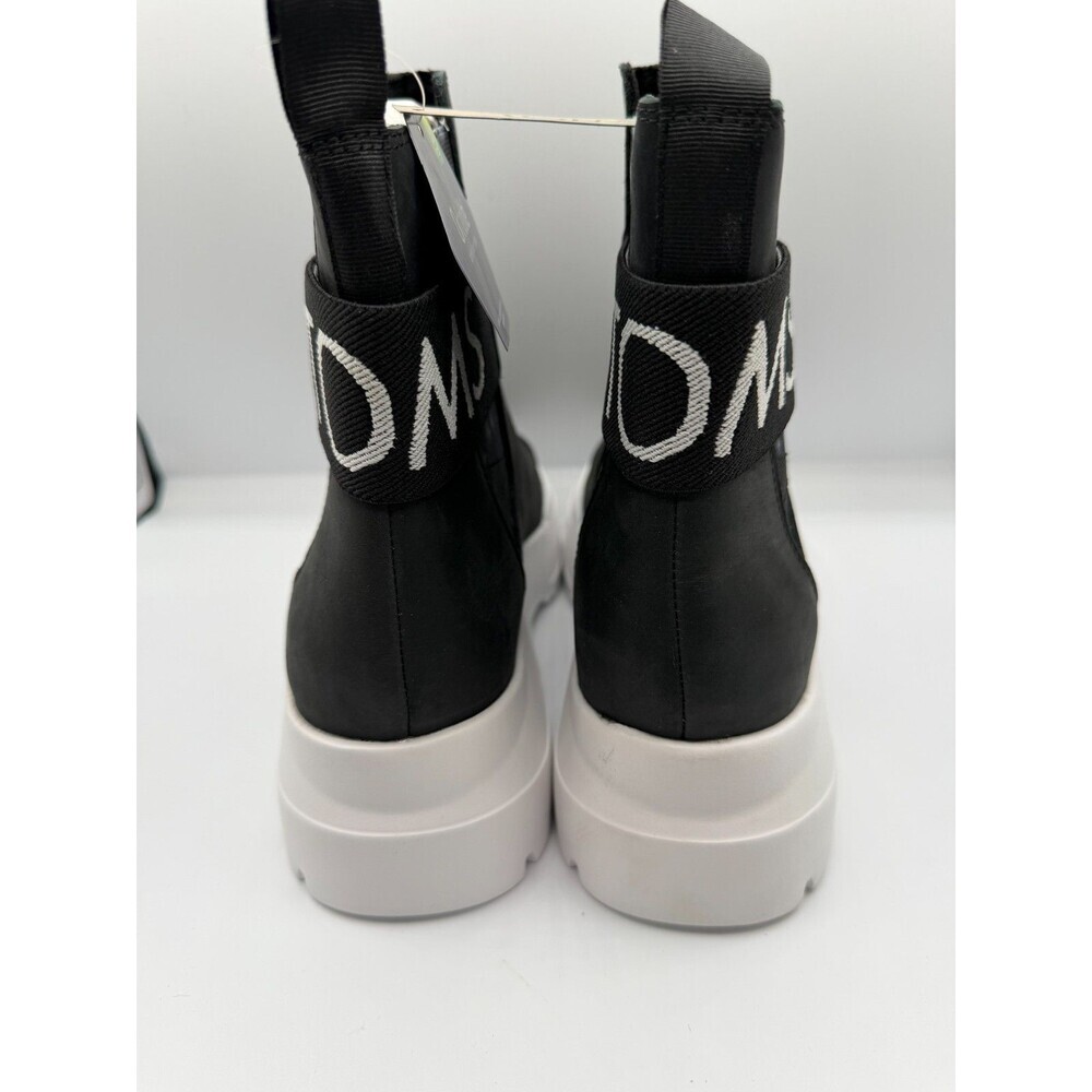 TOMS Women Alpargata Combat Boots Size 9 Black White Lug Sole NWT - Picture 5 of 11